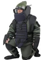 Tout le costume protecteur d'habillement de bombe d'équipement rond de déminage avec le masque et le casque