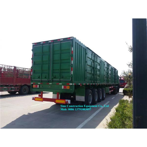 Heavy Duty Van Type Cargo Semi Trailers Sinotruk 3 4 Axles 80t Durable