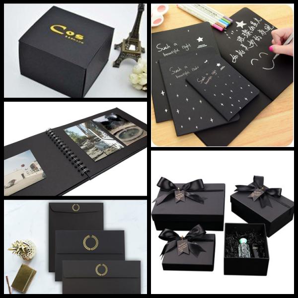 Black Cover Card Stock 92lb 250gsm Thick Double Sided Black Uncoated Paper Black Cover Card Stock 92lb 250gsm Thick Double Sided Black Uncoated Paper