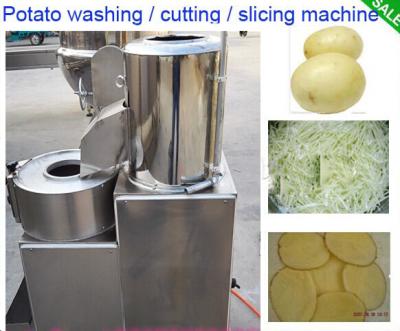 High Effective Small Potato Chips Making Machine / Electric Potato Chip Cutter