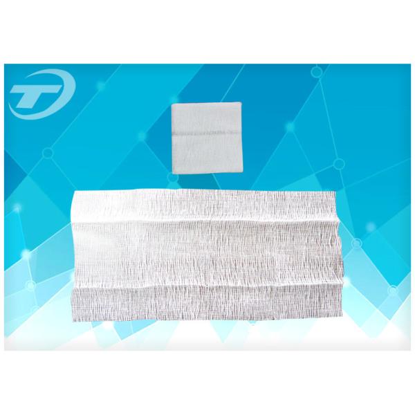 High Whiteness Sterile Cotton Wool Balls / Unfolded First Aid Gauze