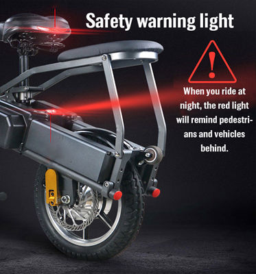 3 Wheel Foldable Electric Tricycle Bike High Speed Powerful 2 Pcs Battery 350W