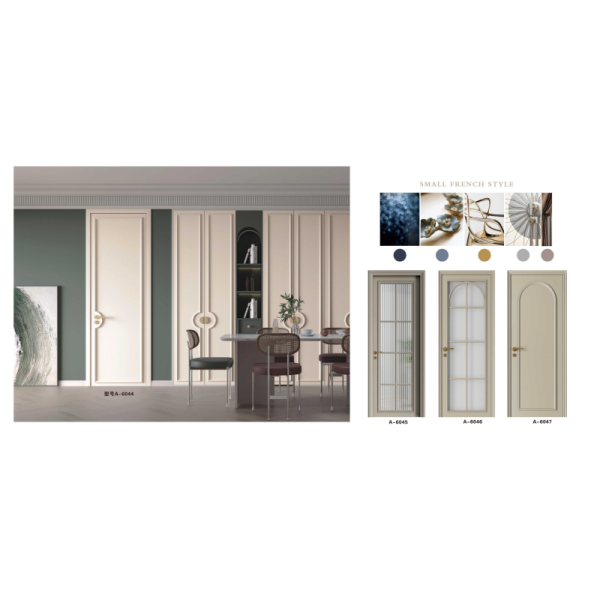 Aesthetic wooden door--Small French Style