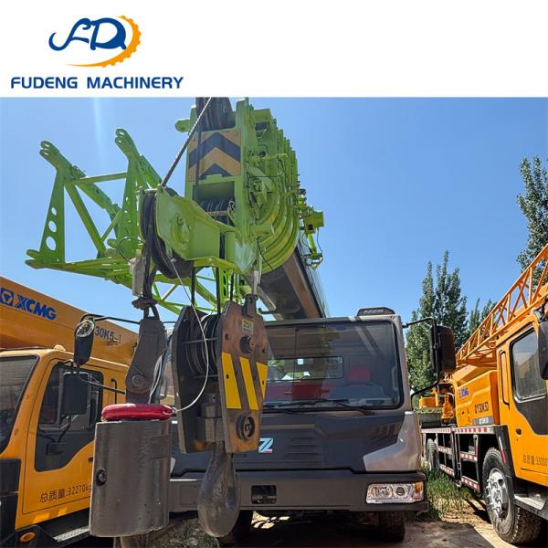 Premium Used ZOOMLION 25Ton Truck Crane with Hydraulic Control Crane for  Mining