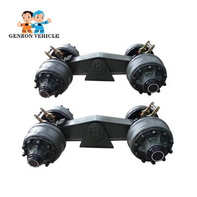 Exporte a linha popular nova quatro suspensão de 40T 60T 80T dois do eixo para as peças do reboque na venda