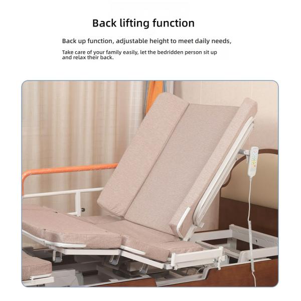 Hospitales comunitarios de cuidados en el hogar Función de gama alta de camas de ancianos rotativas de madera