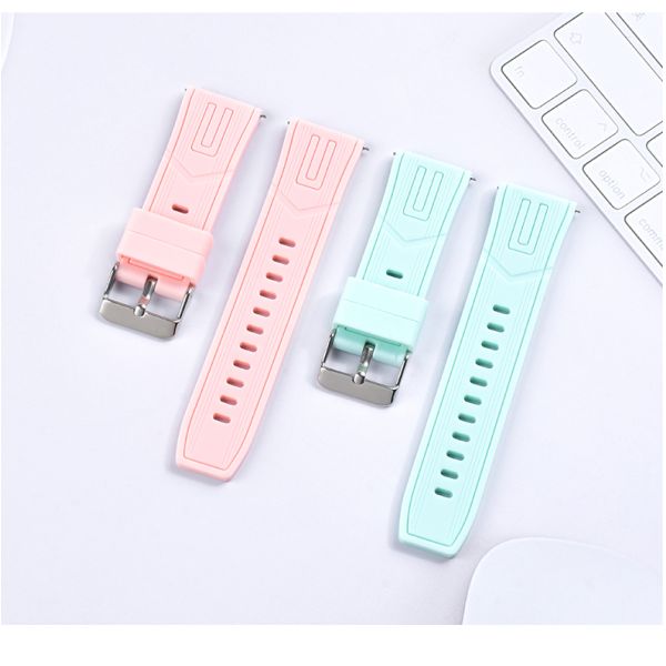 Quick-release Silicone Watch Strap, Available In Various Colors With Buckles | Custom Logo Supported - Wholesaler SHX
