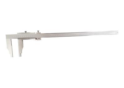Large Range Stainless Steel 0-500mm Mono-Block Heavy Duty Vernier Caliper without Upper Jaws with Fine Adjustment