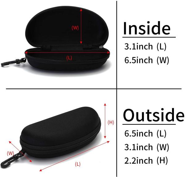 EVA plastic Hard Shell Eyeglass Case , BSCI Sunglasses Travel Case