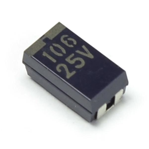 Conductive Polymer Chip Tantalum Capacitors 10uF 25V C CASE Solid Tantalum Capacitor