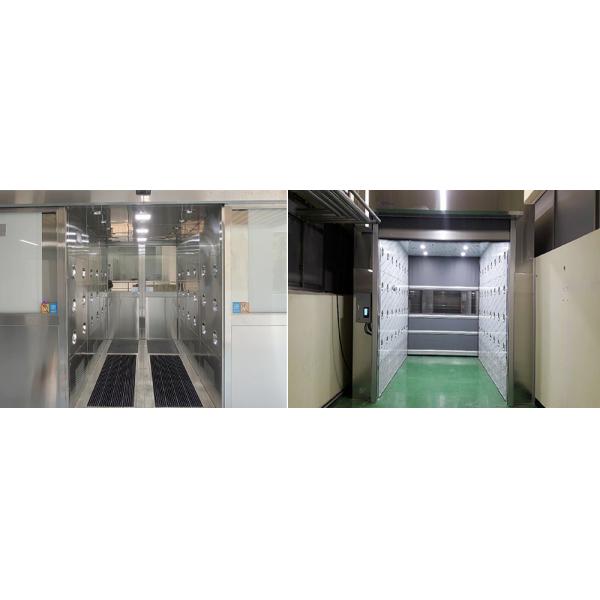 Тоннель ливня воздуха чистой комнаты высокой эффективности с автоматической раздвижной дверью