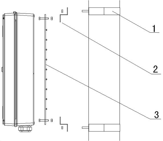 Коробка метра анти- корозии STS водоустойчивая, на открытом воздухе коробка метра IP54