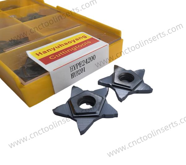 High Precision Slot Milling Insert HYPE24250 Pentagon-Shaped Master Cutter HYB201 Coating Customizable Non-Standard Design