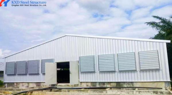 Prefab Steel Structure Broiler Chicken Shed with Onsite Installation