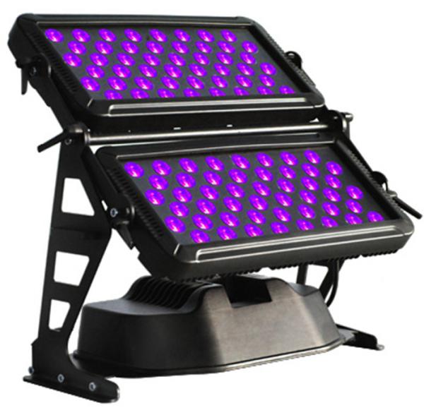 96pcs 10w RGBWA 4 In 1 Led City Light , Exterior Wall Wash Lighting 18000lm