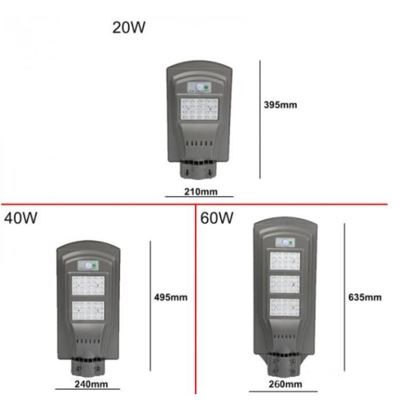 Integrated 40W Solar LED Street Lights