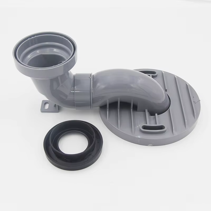 Bathroom Toilet Connection Drain Pipe Plastic Pipe Shifter Polyvinyl Chloride Offset Plate Connection Pipe