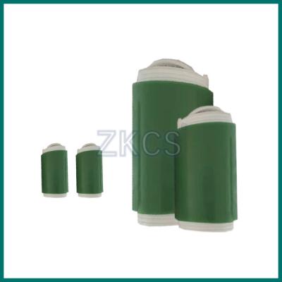 Espessura fria do tubo 2.0mm do psiquiatra do silicone verde da etiqueta IP67 do cabo