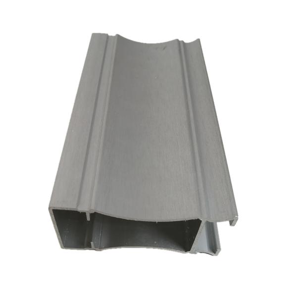 High Glossy Brush Silver Anodized Aluminum Profiles Glass Window and Door Curtain Wall Frame Office Building