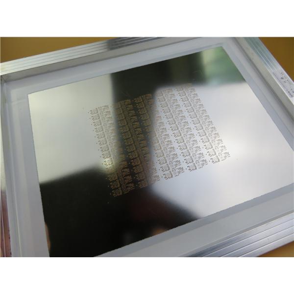 El aluminio enmarcó 520x420m m que el laser cortó la plantilla de SMT para PLCC QFP 0402