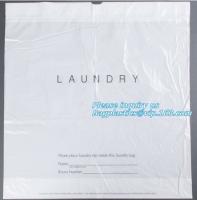 En13432 certitified biodegradable and compostable eco friendly punch hole plastic bag for shopping, drawstring bags for