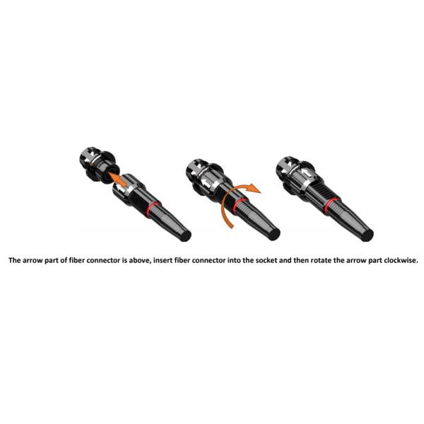 12 Ports Pre Connectorized IP68 PC ABS Black Fiber Splice Distribution Box