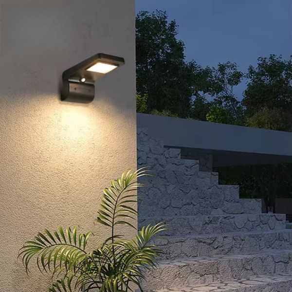 IP65 Waterproof LED Solar Wall Light Modern LED For Outdoor Garden 