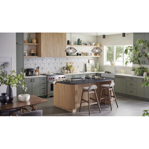 Customizable YALIG Luxury American Country Storage Kitchen Cabinets with Table