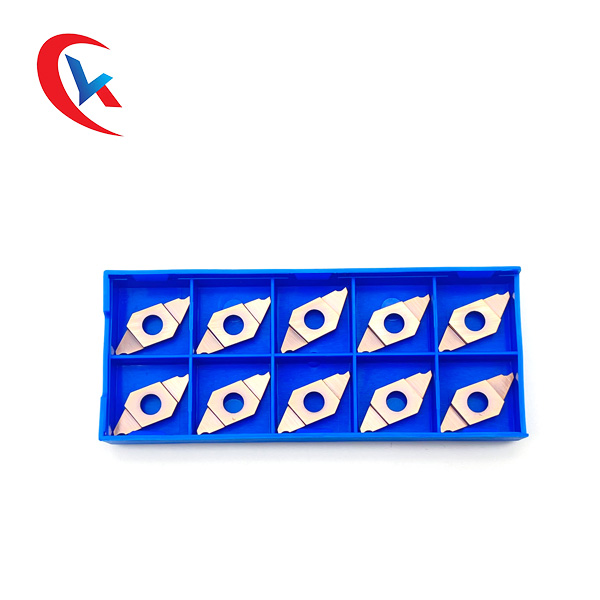 Bronze Coating HRA 91.8 TKF12R200-S For Segment Cutter Carbide Grooving Inserts