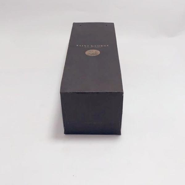 Gravure Pritning Red Wine Paper Bottle Bags Custom Recycled Paper Bags