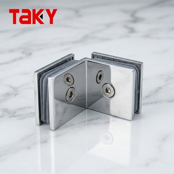 Balustrade Fittings Bracket Spigot Clamp Glass Fence Clamp Fitting Bathroom Glass Door Clamp
