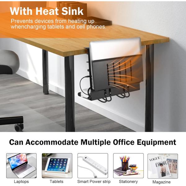 ISO9001 Rohs CE под настольным ноутбуком с кабельным треем и стальной конструкцией