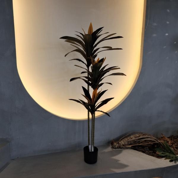 Пластмассовые зеленые искусственные растения на крыше / на открытом воздухе искусственные цветы 140 см