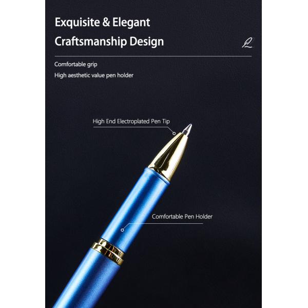 Bureau Entreprise stylo gel métallique Ecriture lisse stylo neutre Logo personnalisé