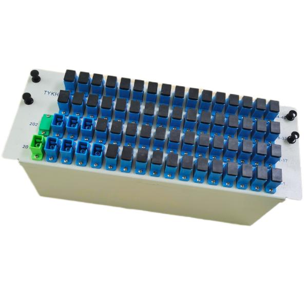 SC UPC 1x64 Inserting PLC Fiber Splitter High Reliability 55/50