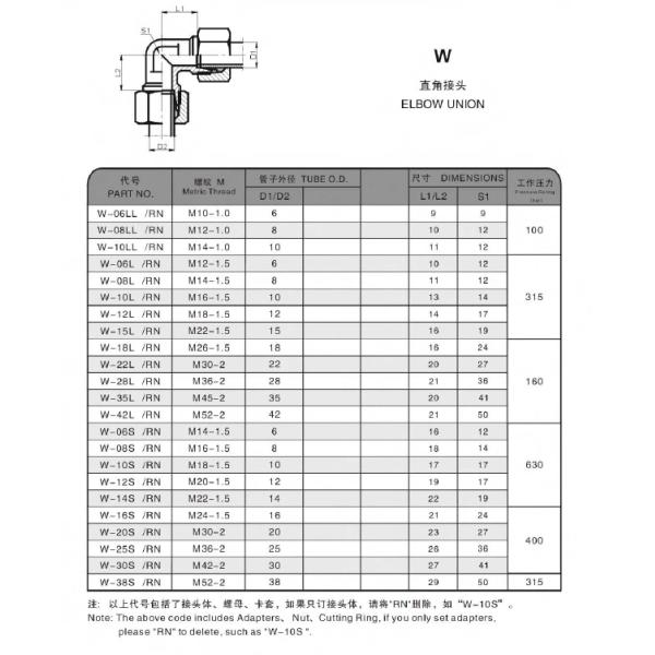 Carbon Steel Bite Type Hydraulic Hose Compression Fittings 90 Degree Elbow