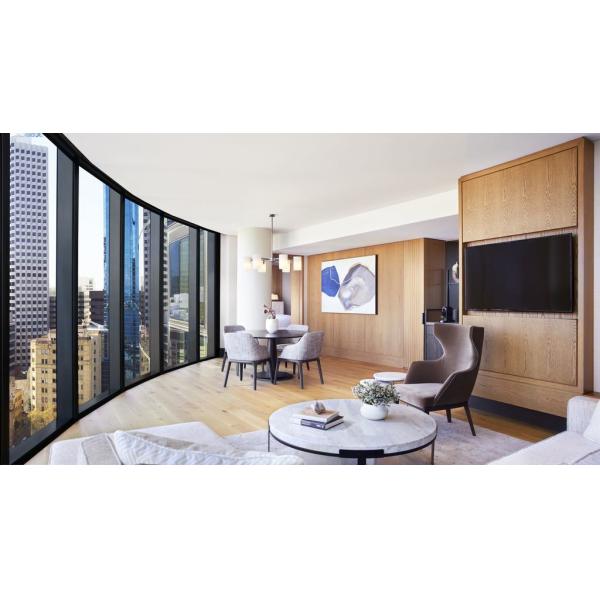 Ritz Hotel King / Double Room Suites Oak Veneer Furniture Sets 3-5 Star Standard