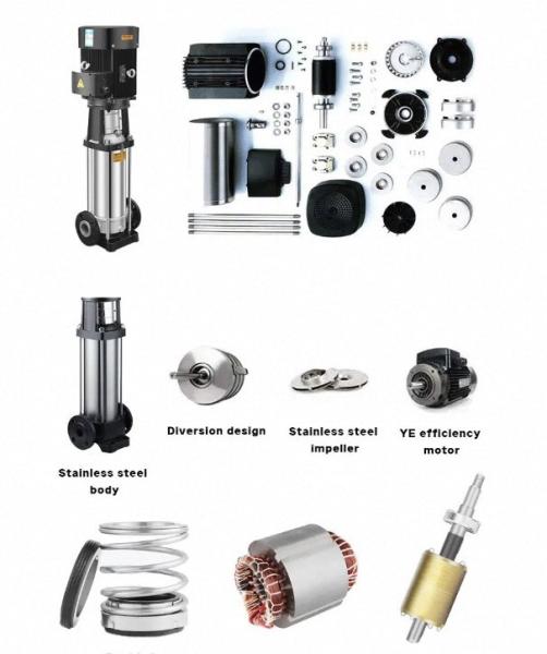 CDLF Stainless Steel Vertical Multistage Centrifugal Pump 50Hz/60Hz