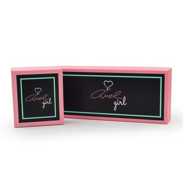 優雅なリサイクルされたペーパー ギフト包装箱/注文チョコレートは包装を囲みます