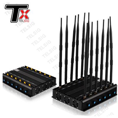 Alta frequência portátil do contador do construtor do jammer do sinal de WIFI para 2G - 5G/Bluetooth