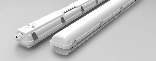 Iluminação impermeável apertada da Tri prova do dispositivo elétrico claro IK08 IP65 do vapor do diodo emissor de luz
