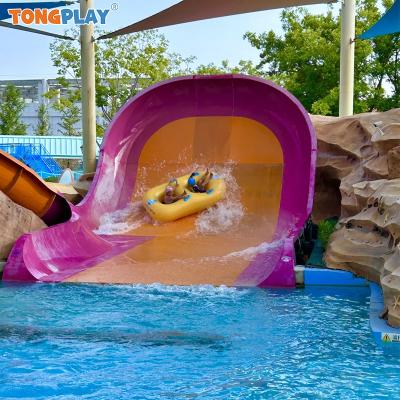 Fiberglass Water Slide with 5m Height and 0.85m Diameter for Outdoor Commercial Aquapark