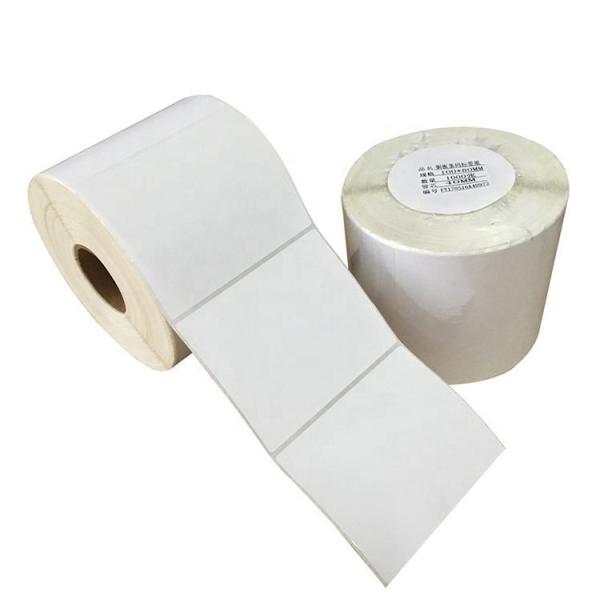 Custom Sizes Direct Thermal Label Rolls White Thermal Sticker Labels For High Moisture Environments