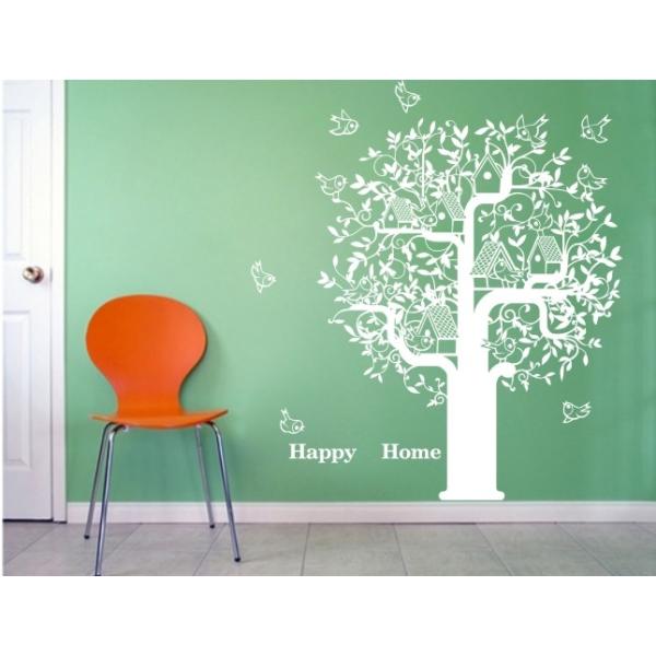 Decorative Designer Tree And Birds Wall Sticker B116
