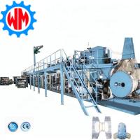 Producción estable 400 pcs/min. Máquina de hacer pañales para adultos 90% de eficiencia personalizada