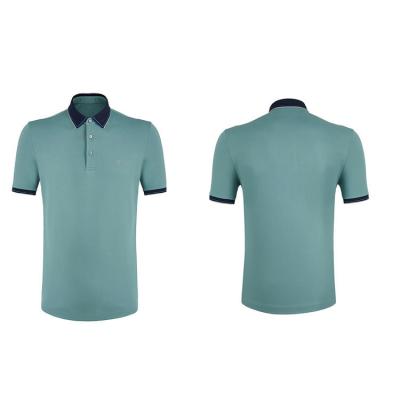 Business And Golf Custom Polo T-Shirt With Turndown Collar 100% Cotton Knitted