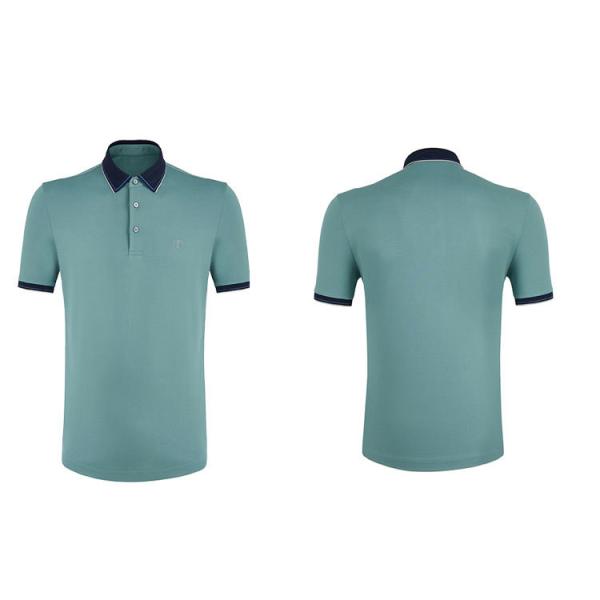 Sports Plain Polo T-Shirt Short Sleeve Customizable Breathable 170Grams