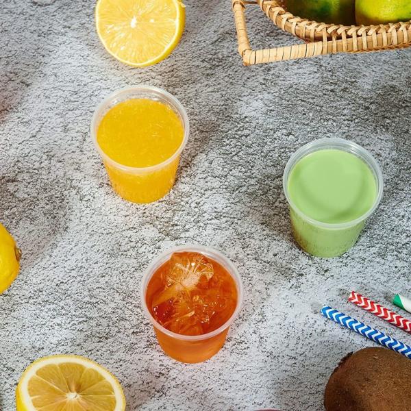 Disposable PP Plastic Cup 3.5 Oz 100 Ml Various Size Juice Drinking with Customized Logo