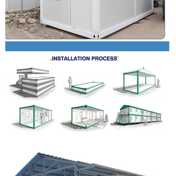 Contemporary Design Style Prefab Container Home Steel Construction for Sustainability