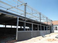 Estrutura de aço pré-fabricada Armazém de fábrica Edifício de personalização Tamanho